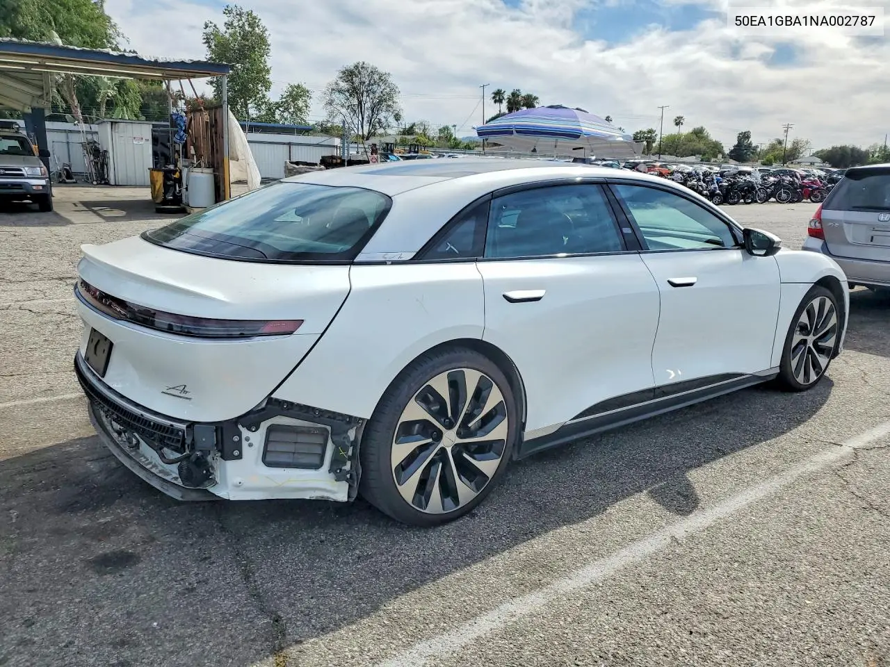 2022 Lucid Motors Air Grand Touring VIN: 50EA1GBA1NA002787 Lot: 48328856
