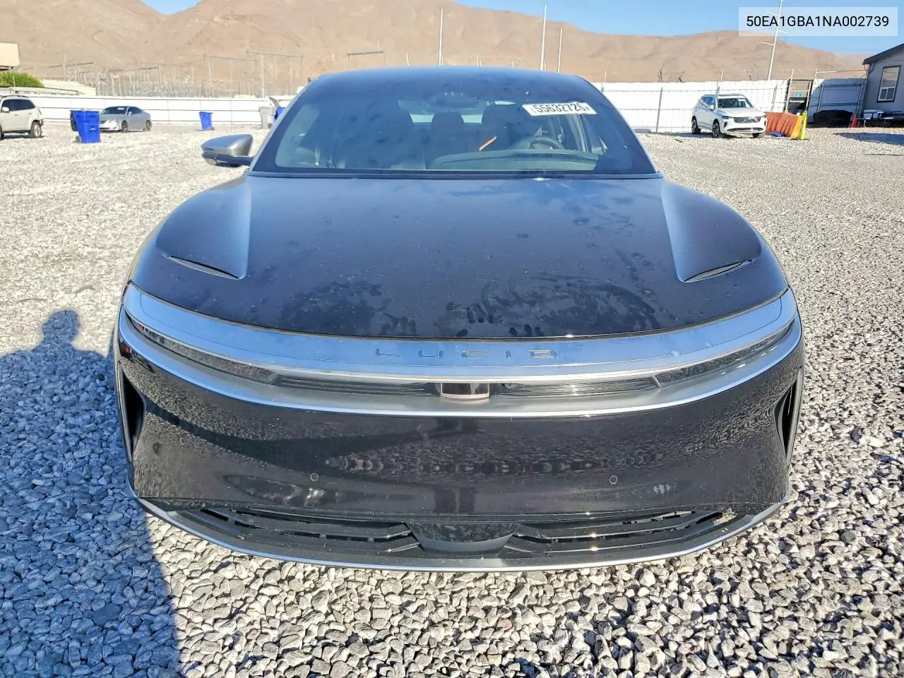 2022 Lucid Motors Air Grand Touring VIN: 50EA1GBA1NA002739 Lot: 55632726