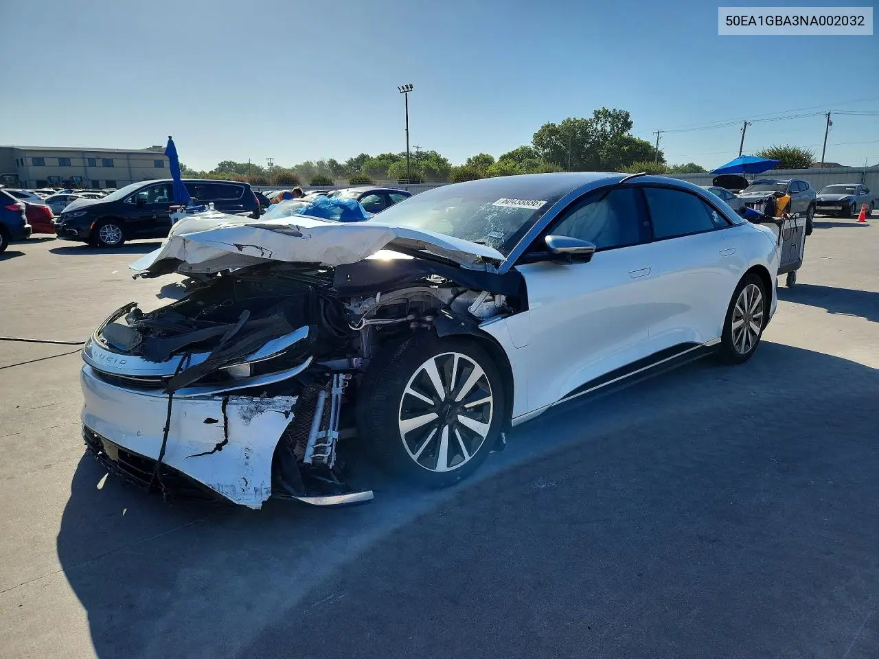 2022 Lucid Motors Air Grand Touring VIN: 50EA1GBA3NA002032 Lot: 60438886