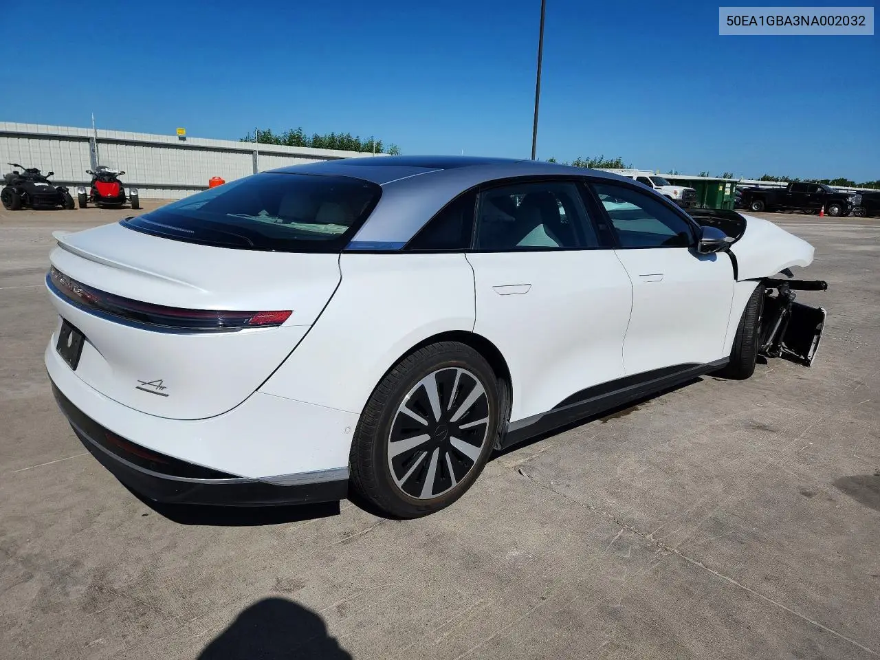 2022 Lucid Motors Air Grand Touring VIN: 50EA1GBA3NA002032 Lot: 60438886