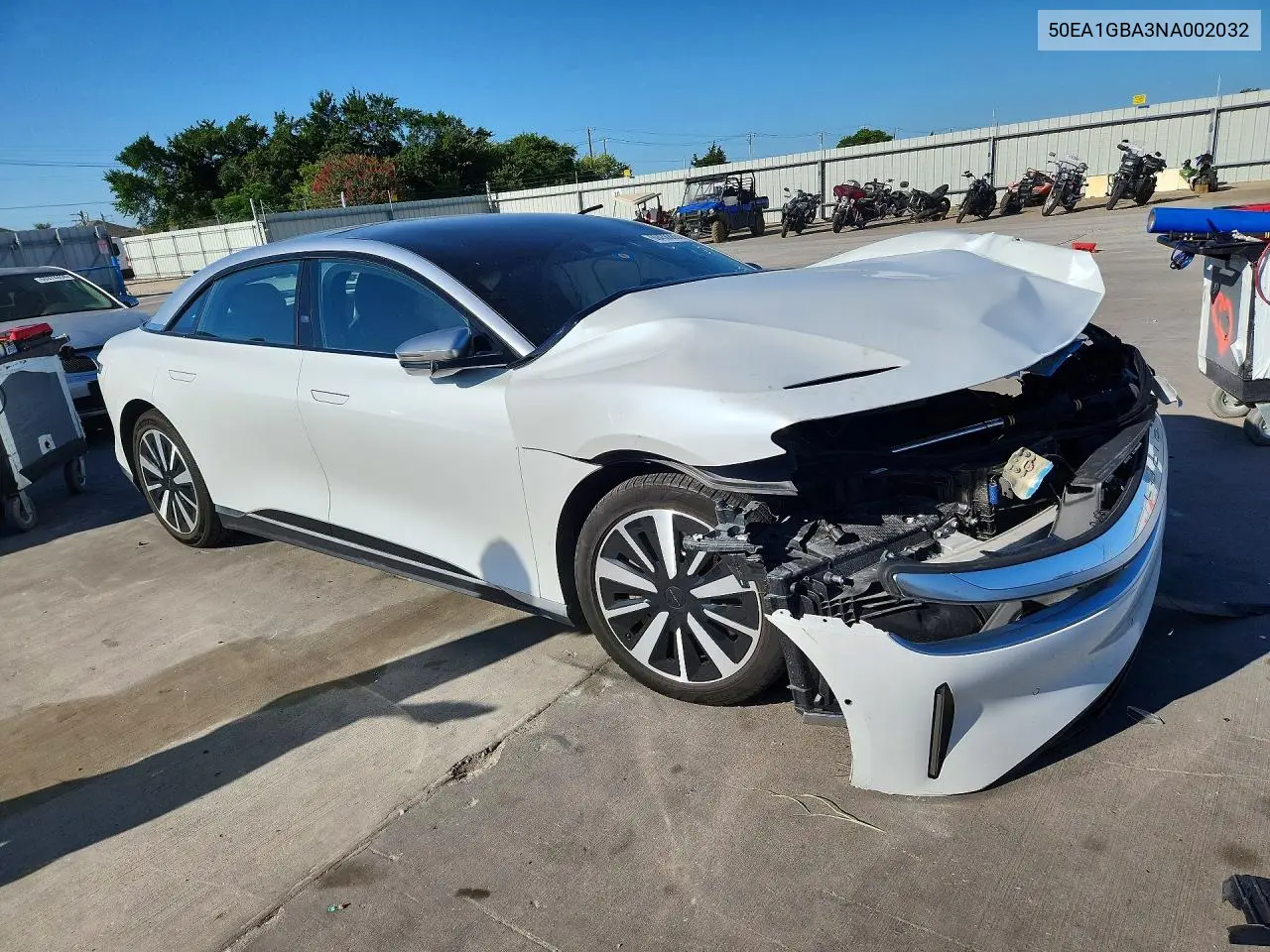2022 Lucid Motors Air Grand Touring VIN: 50EA1GBA3NA002032 Lot: 60438886