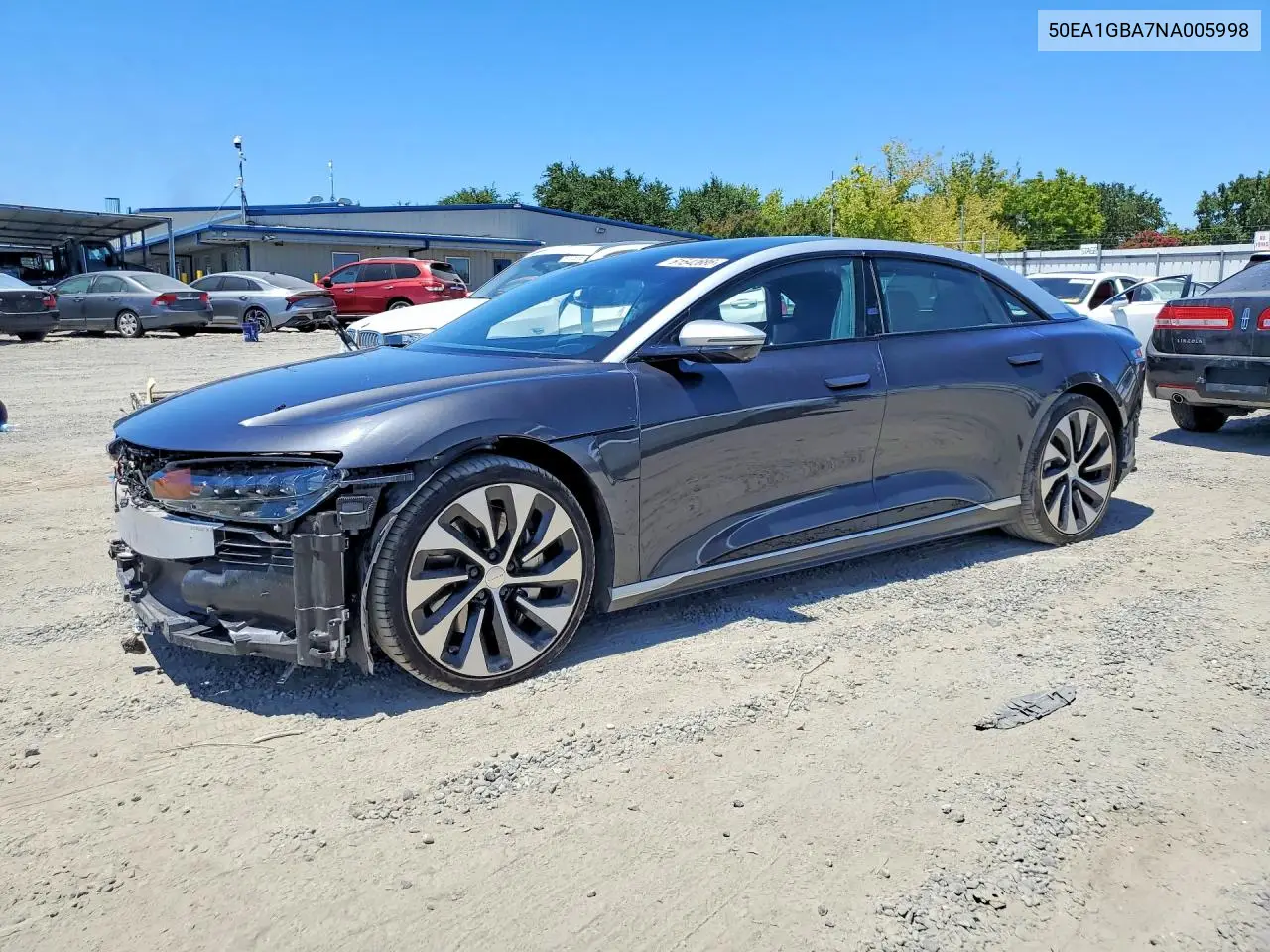 2022 Lucid Motors Air Grand Touring VIN: 50EA1GBA7NA005998 Lot: 61542686