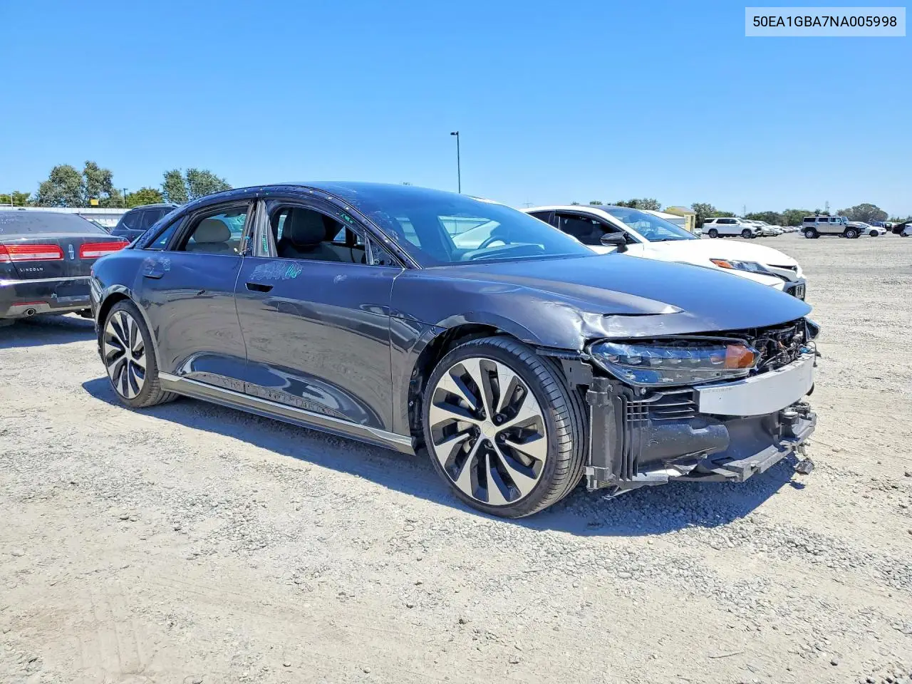 2022 Lucid Motors Air Grand Touring VIN: 50EA1GBA7NA005998 Lot: 61542686
