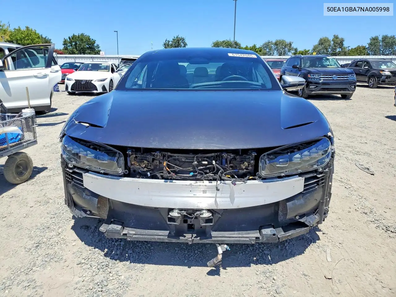 2022 Lucid Motors Air Grand Touring VIN: 50EA1GBA7NA005998 Lot: 61542686