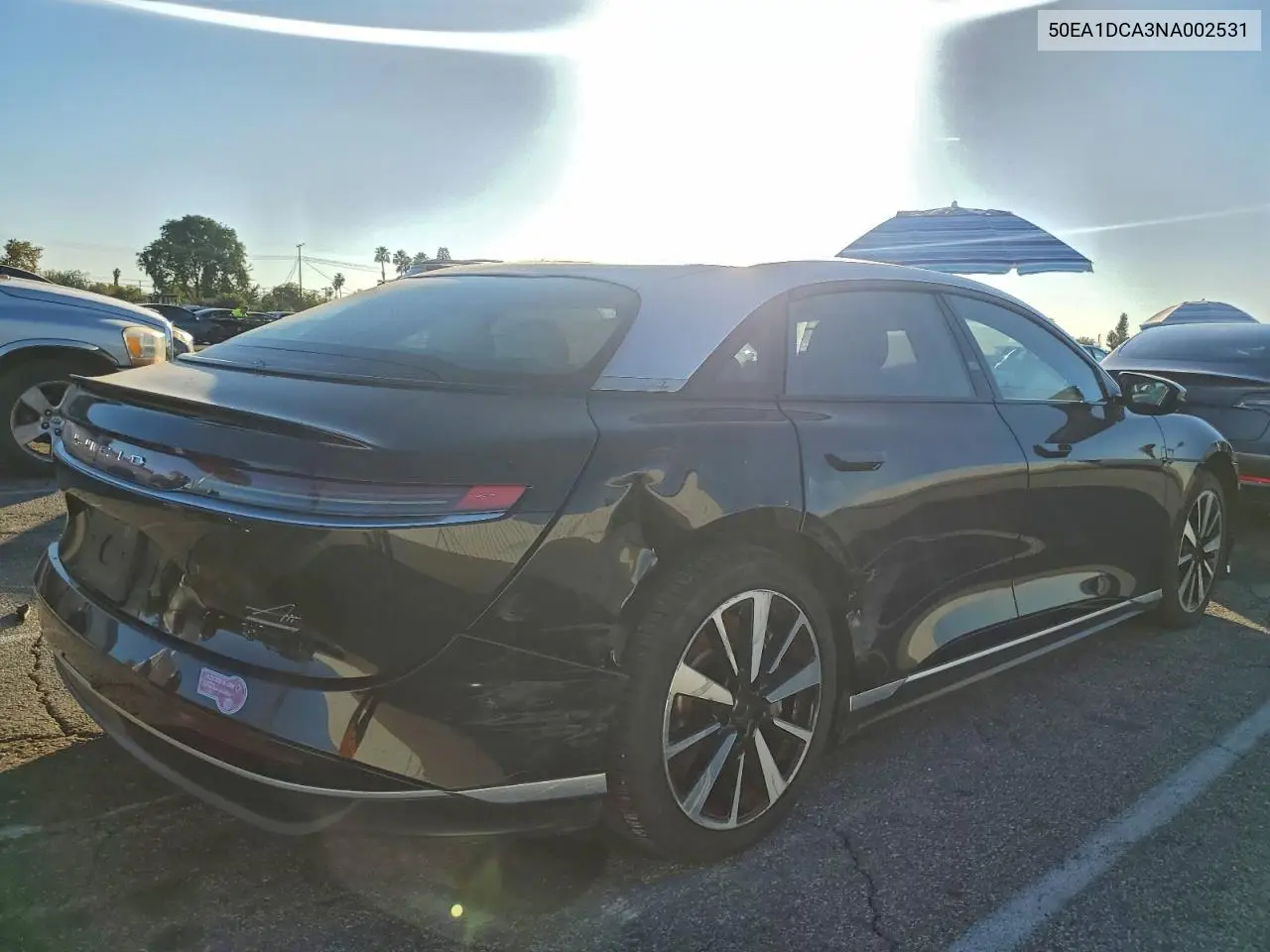 2022 Lucid Motors Air Dream VIN: 50EA1DCA3NA002531 Lot: 96136945