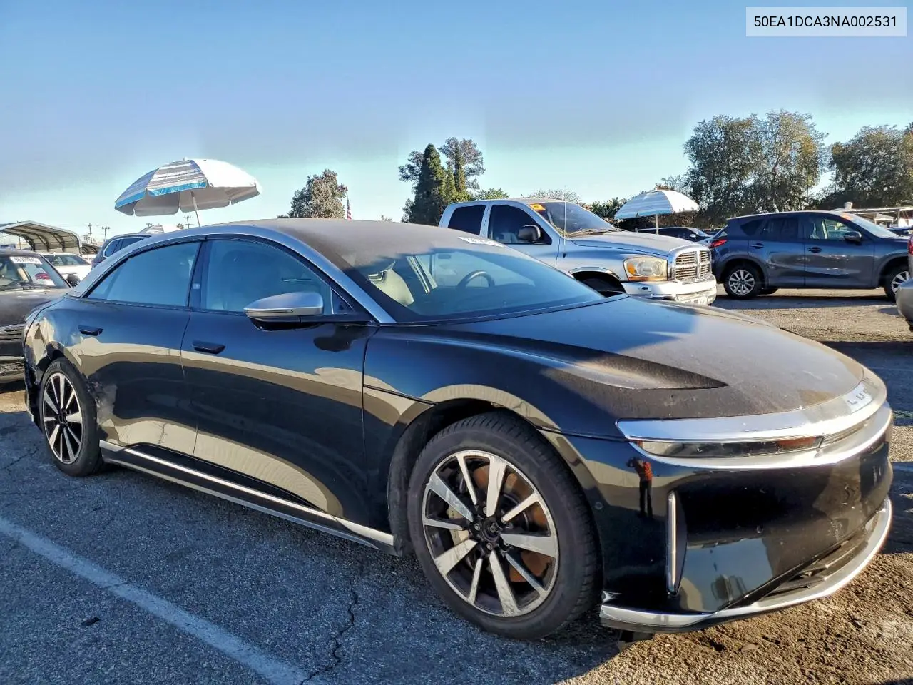2022 Lucid Motors Air Dream VIN: 50EA1DCA3NA002531 Lot: 96136945