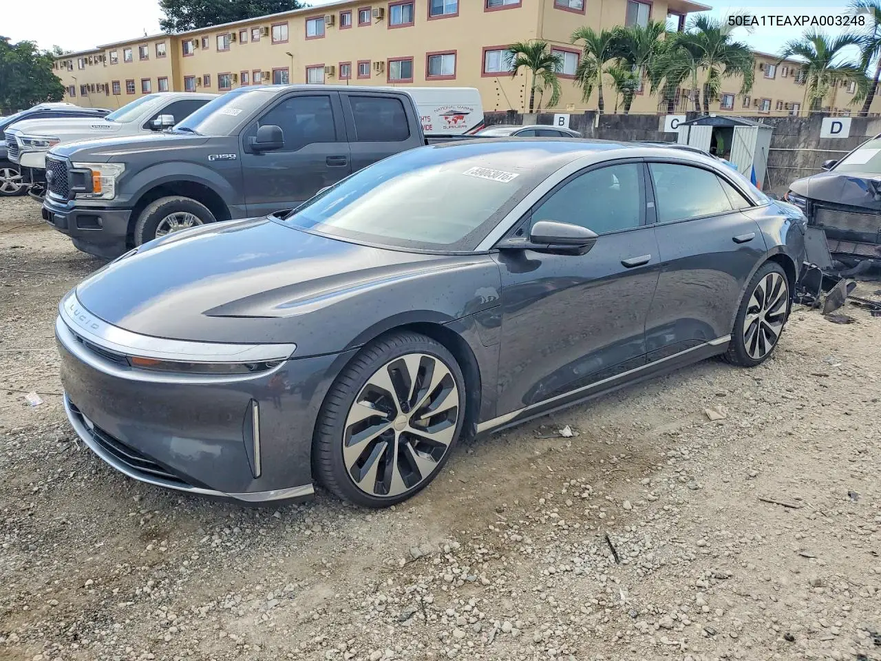 2023 Lucid Motors Air Touring VIN: 50EA1TEAXPA003248 Lot: 59063016