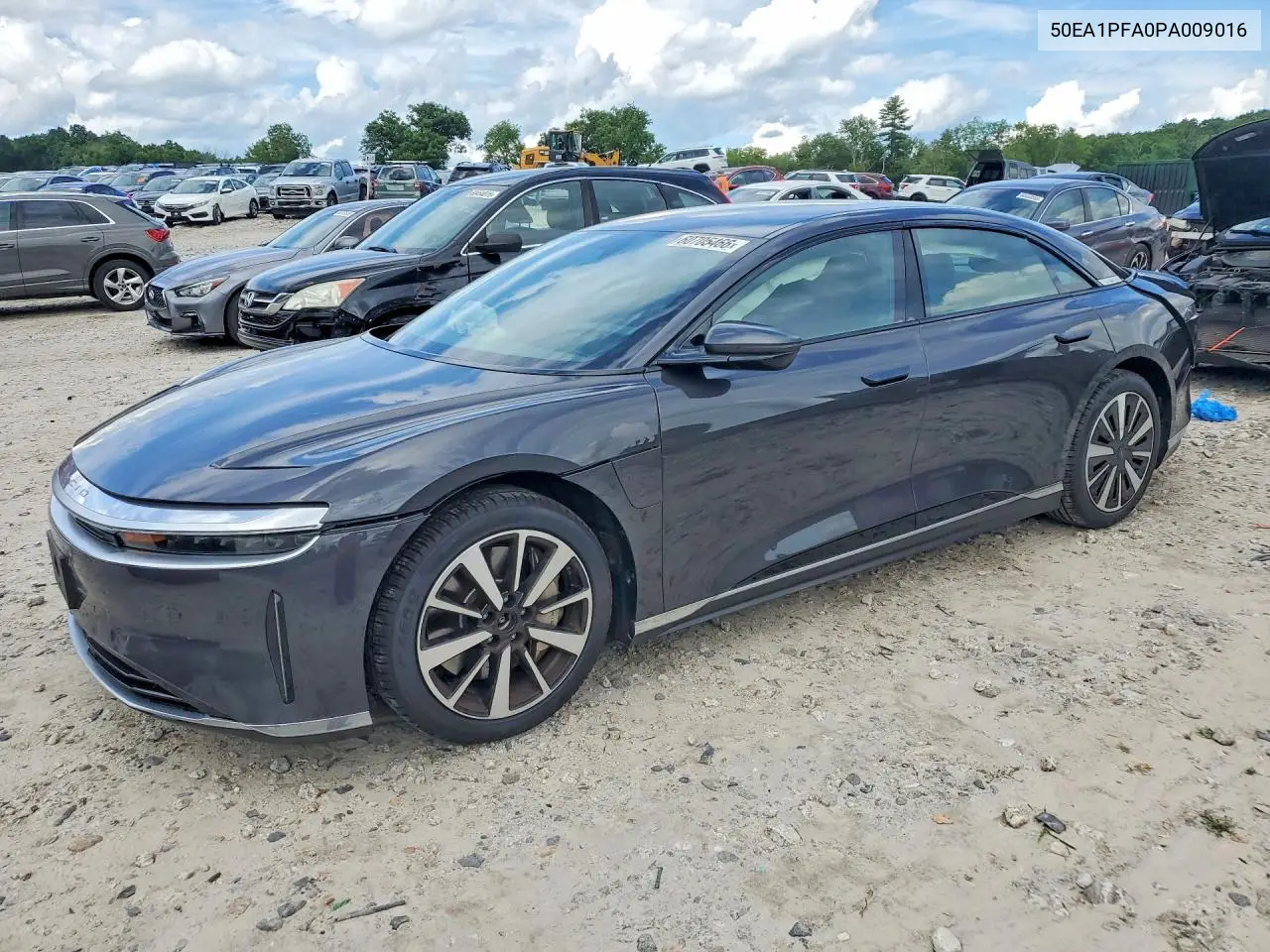 2023 Lucid Motors Air Pure VIN: 50EA1PFA0PA009016 Lot: 60705466