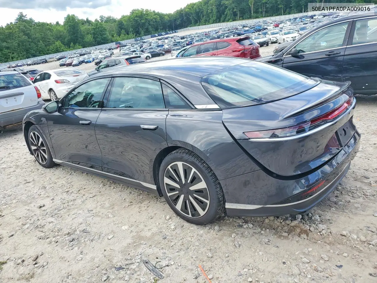 2023 Lucid Motors Air Pure VIN: 50EA1PFA0PA009016 Lot: 60705466