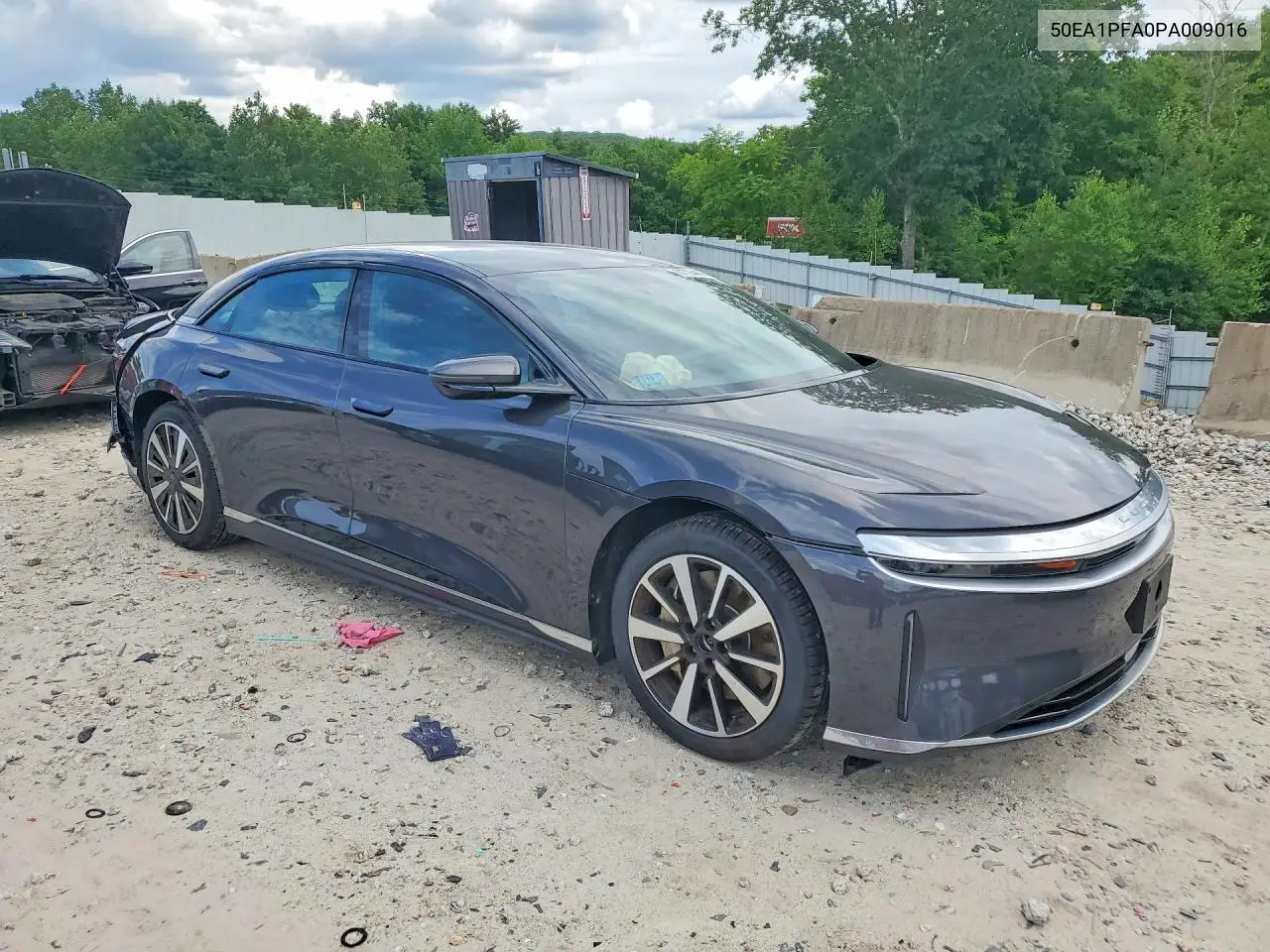 2023 Lucid Motors Air Pure VIN: 50EA1PFA0PA009016 Lot: 60705466