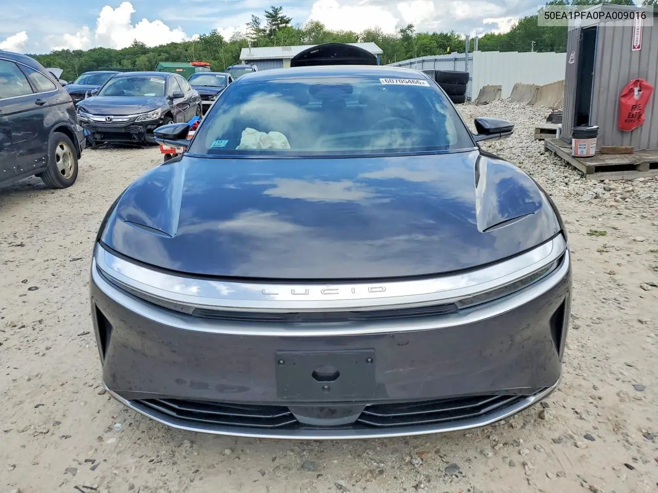 2023 Lucid Motors Air Pure VIN: 50EA1PFA0PA009016 Lot: 60705466
