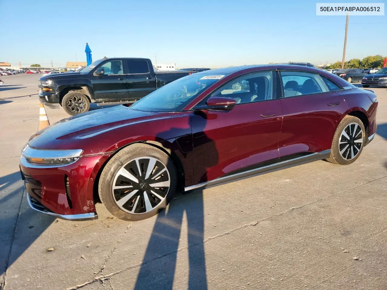 2023 Lucid Motors Air Pure VIN: 50EA1PFA8PA006512 Lot: 91040025