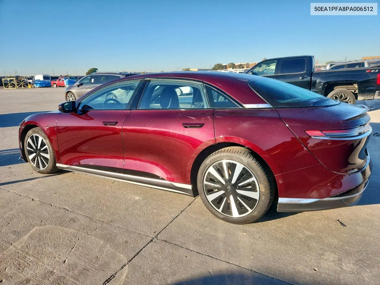 2023 Lucid Motors Air Pure VIN: 50EA1PFA8PA006512 Lot: 91040025