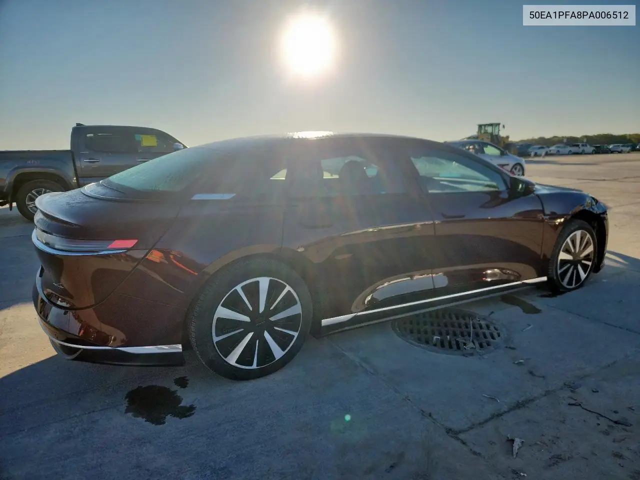2023 Lucid Motors Air Pure VIN: 50EA1PFA8PA006512 Lot: 91040025