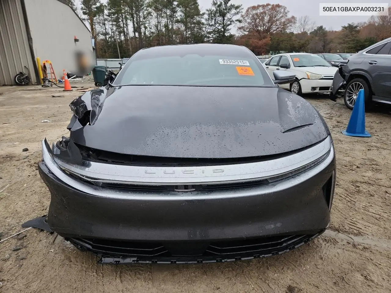2023 Lucid Motors Air Grand Touring VIN: 50EA1GBAXPA003231 Lot: 93352515