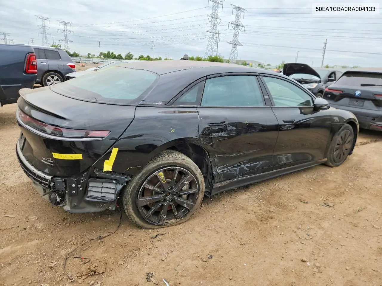 2024 Lucid Motors Air Grand Touring VIN: 50EA1GBA0RA004133 Lot: 54049516