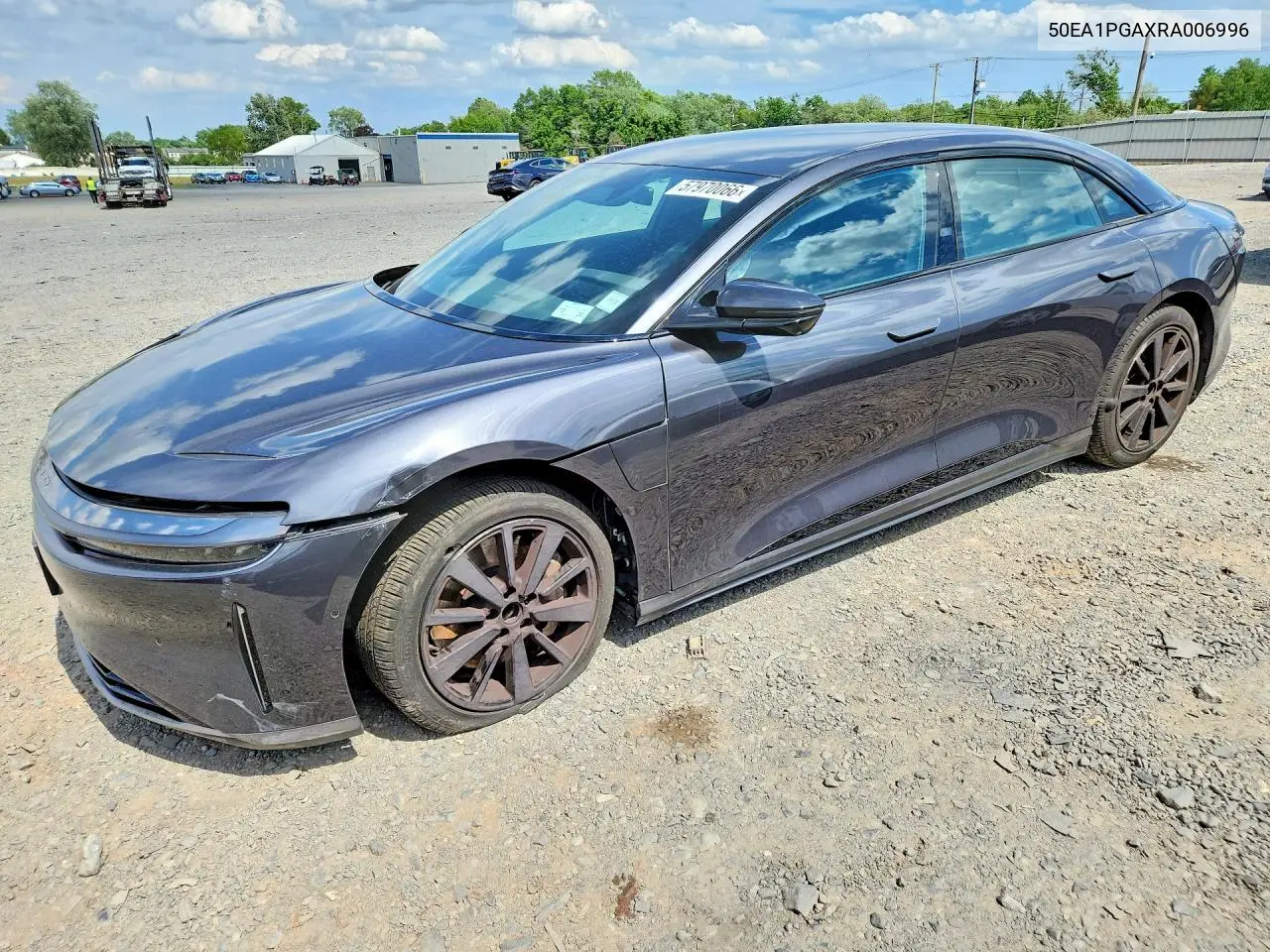 2024 Lucid Motors Air Pure VIN: 50EA1PGAXRA006996 Lot: 57970066