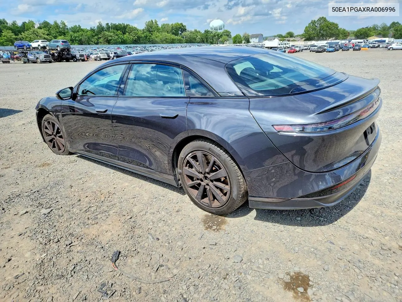 2024 Lucid Motors Air Pure VIN: 50EA1PGAXRA006996 Lot: 57970066