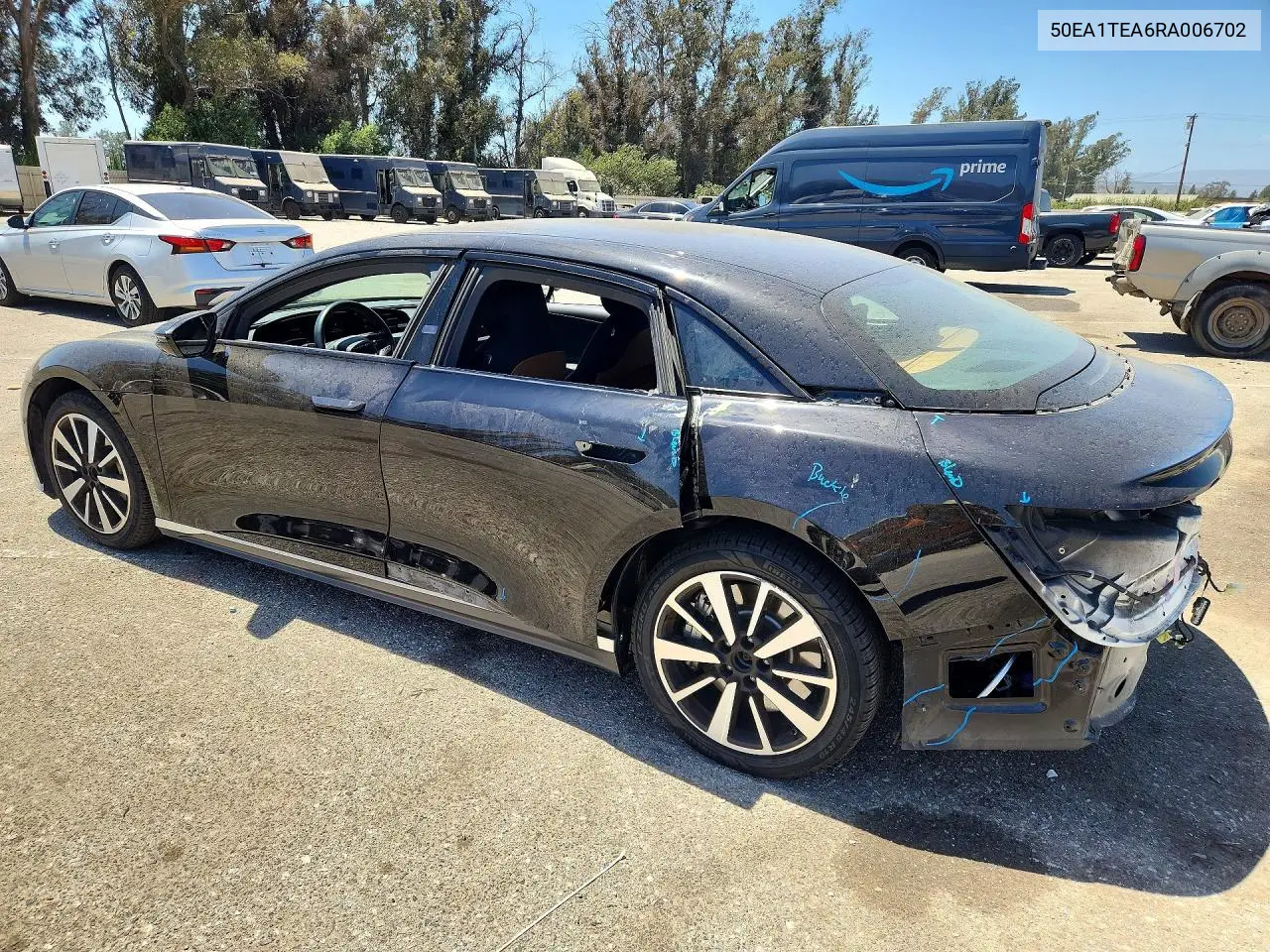 2024 Lucid Motors Air Touring VIN: 50EA1TEA6RA006702 Lot: 61712706