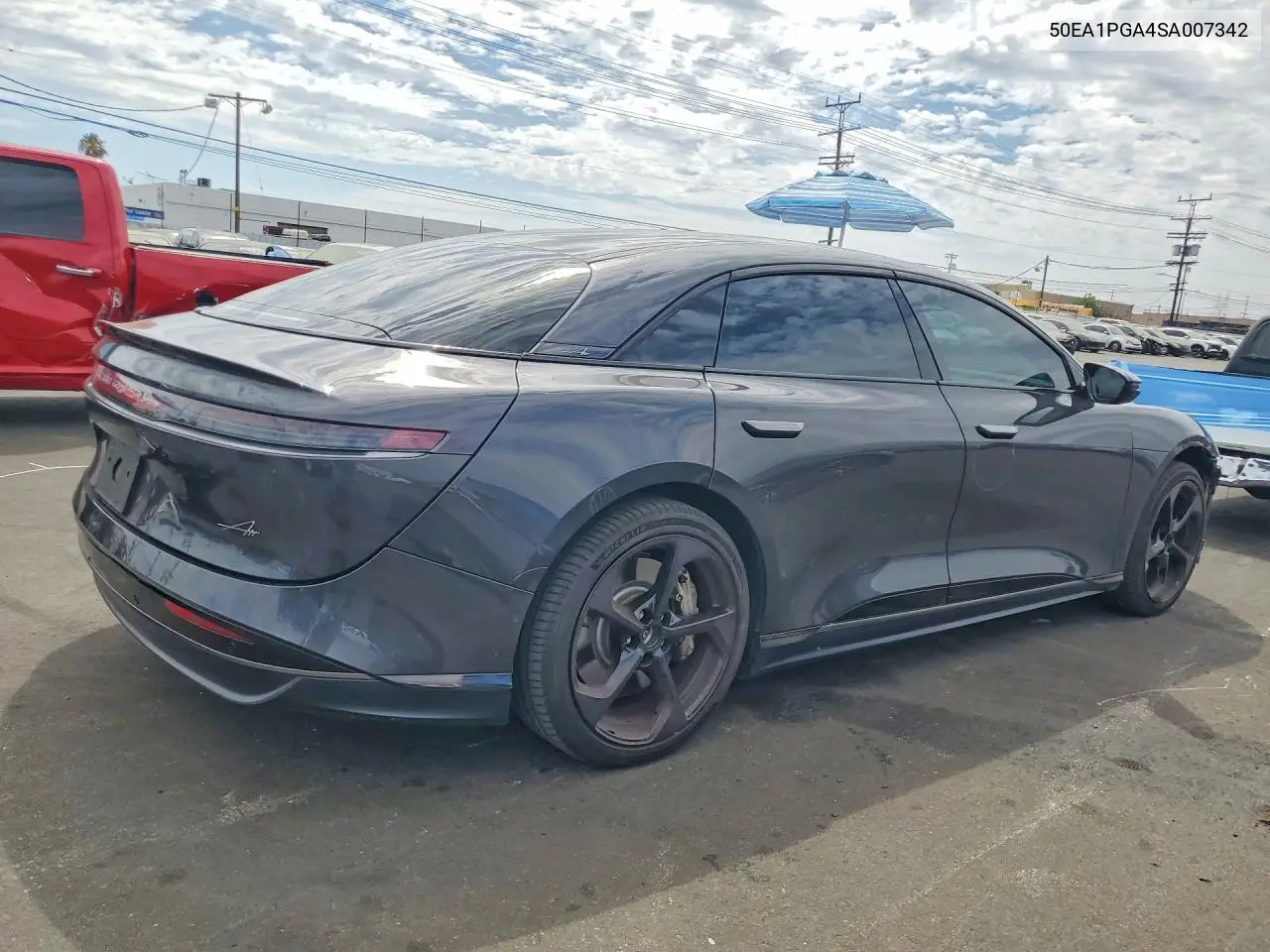 2025 Lucid Motors Air Pure VIN: 50EA1PGA4SA007342 Lot: 60985486