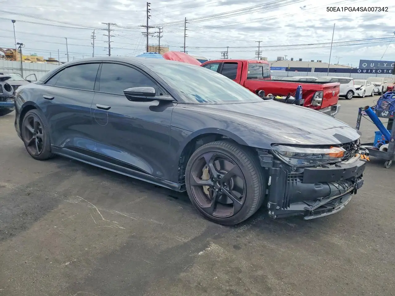 2025 Lucid Motors Air Pure VIN: 50EA1PGA4SA007342 Lot: 60985486