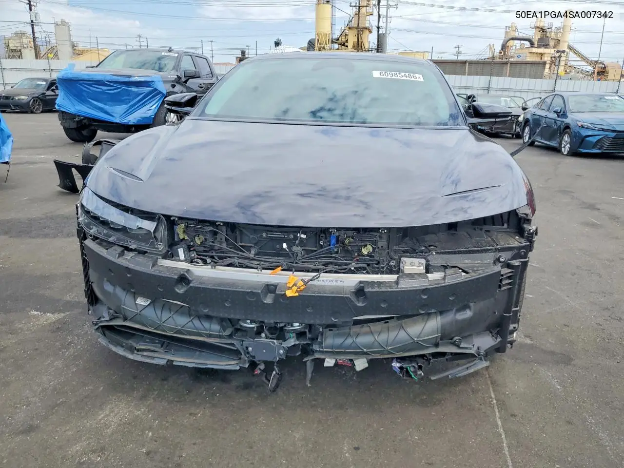 2025 Lucid Motors Air Pure VIN: 50EA1PGA4SA007342 Lot: 60985486
