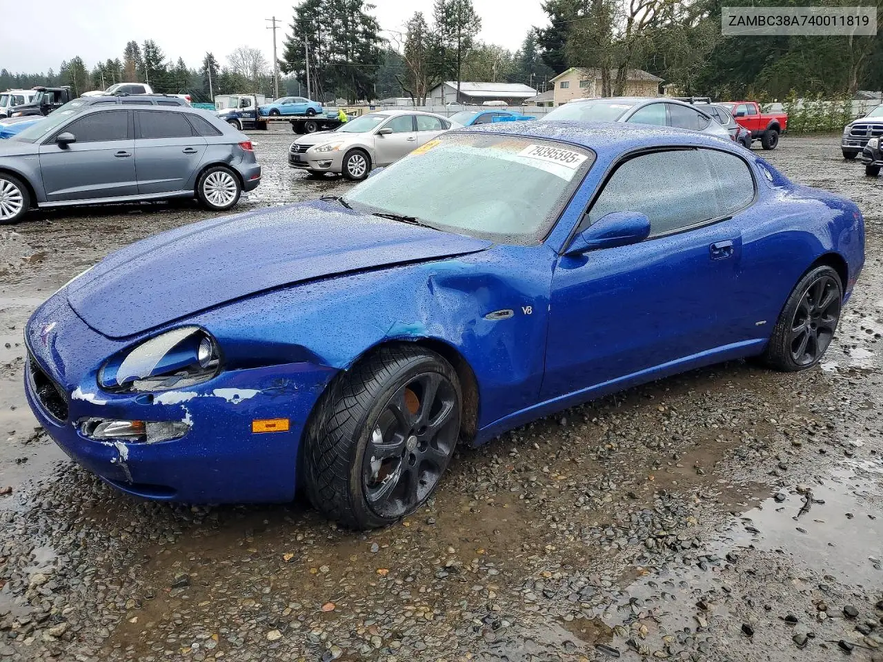 2004 Maserati Coupe Gt VIN: ZAMBC38A740011819 Lot: 79395595