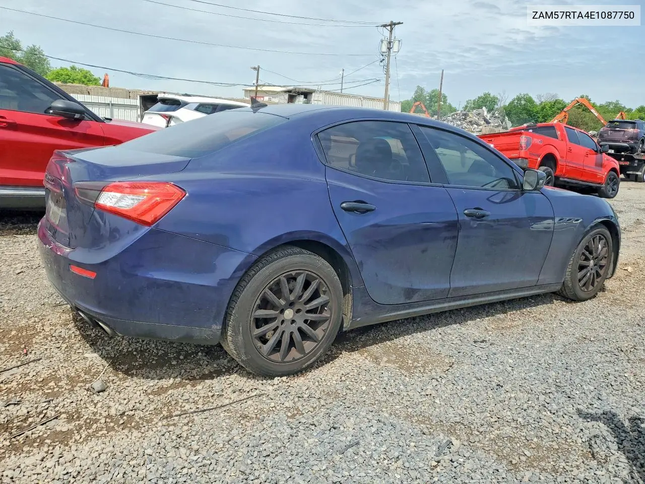 2014 Maserati Ghibli S VIN: ZAM57RTA4E1087750 Lot: 54403076