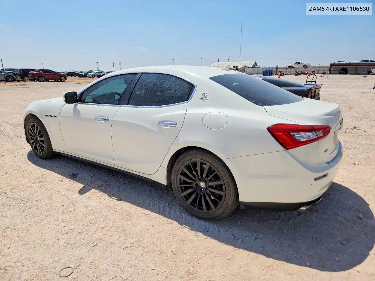 2014 Maserati Ghibli S VIN: ZAM57RTAXE1106530 Lot: 56759786