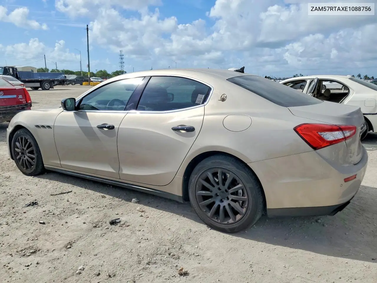 2014 Maserati Ghibli S VIN: ZAM57RTAXE1088756 Lot: 57412516
