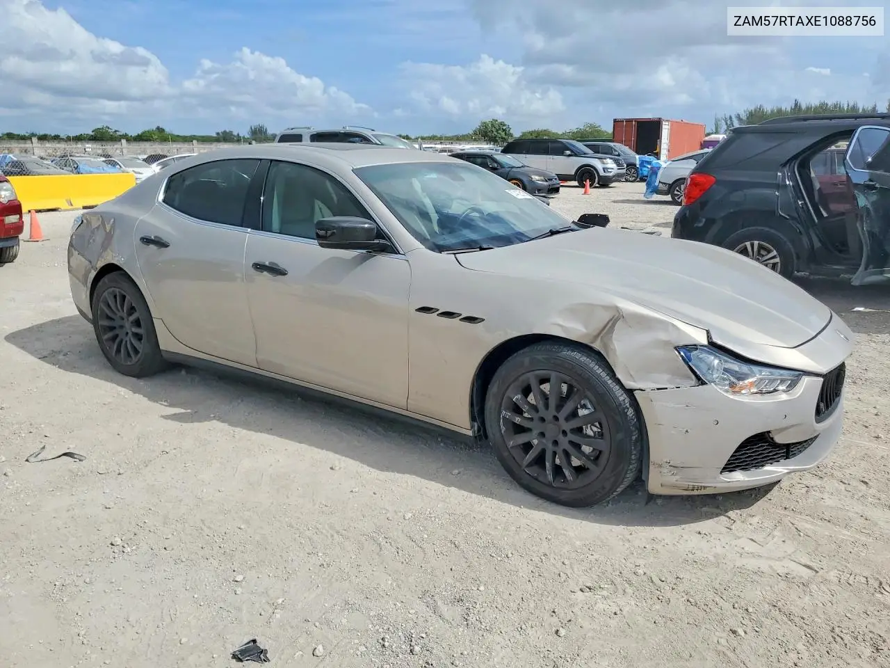 2014 Maserati Ghibli S VIN: ZAM57RTAXE1088756 Lot: 57412516