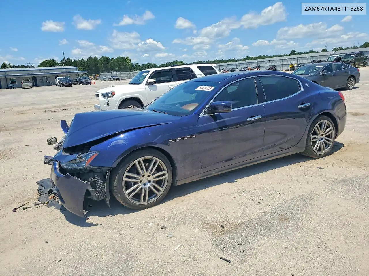 2014 Maserati Ghibli S VIN: ZAM57RTA4E1113263 Lot: 58437406