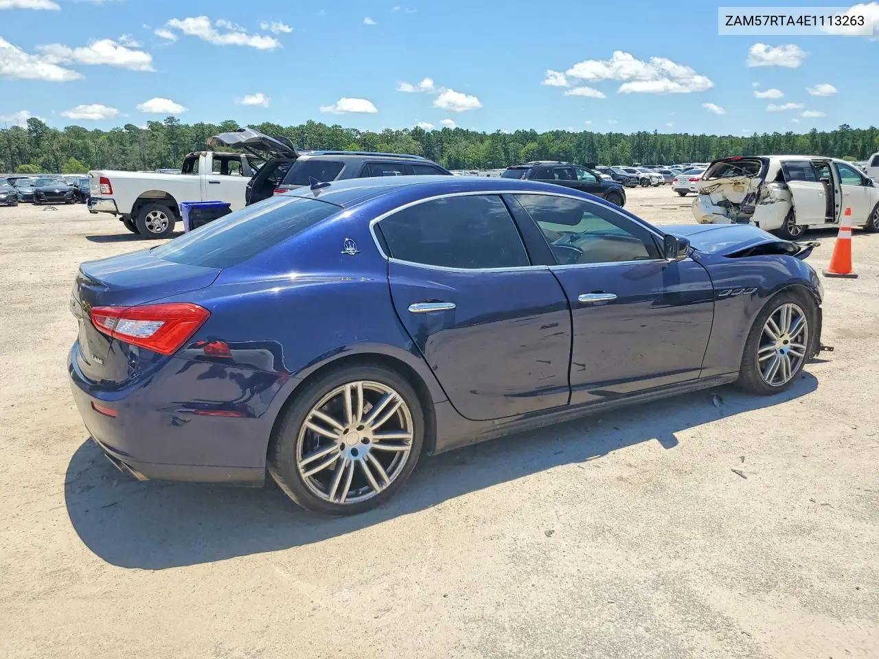 2014 Maserati Ghibli S VIN: ZAM57RTA4E1113263 Lot: 58437406
