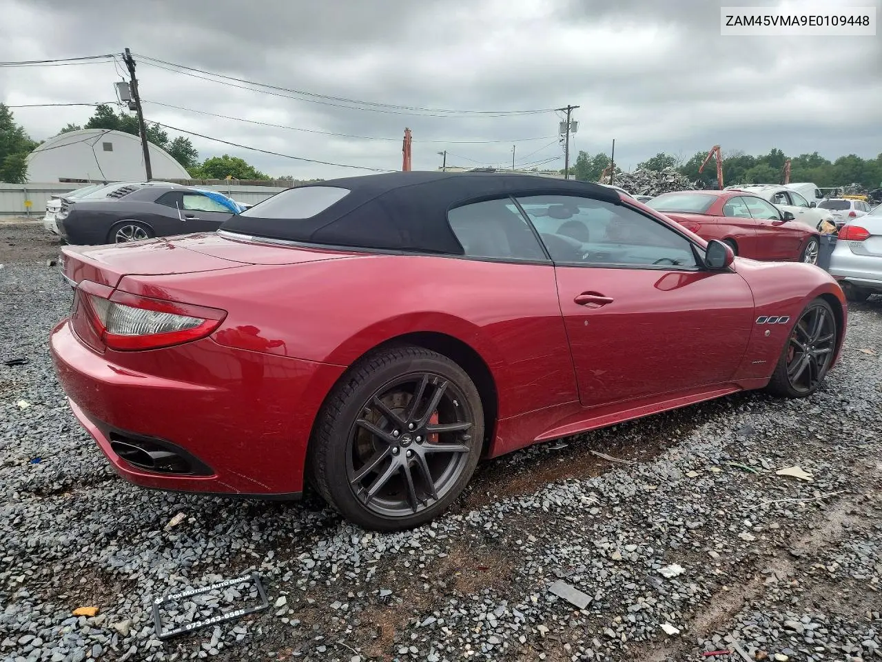 2014 Maserati Granturismo S VIN: ZAM45VMA9E0109448 Lot: 58638886