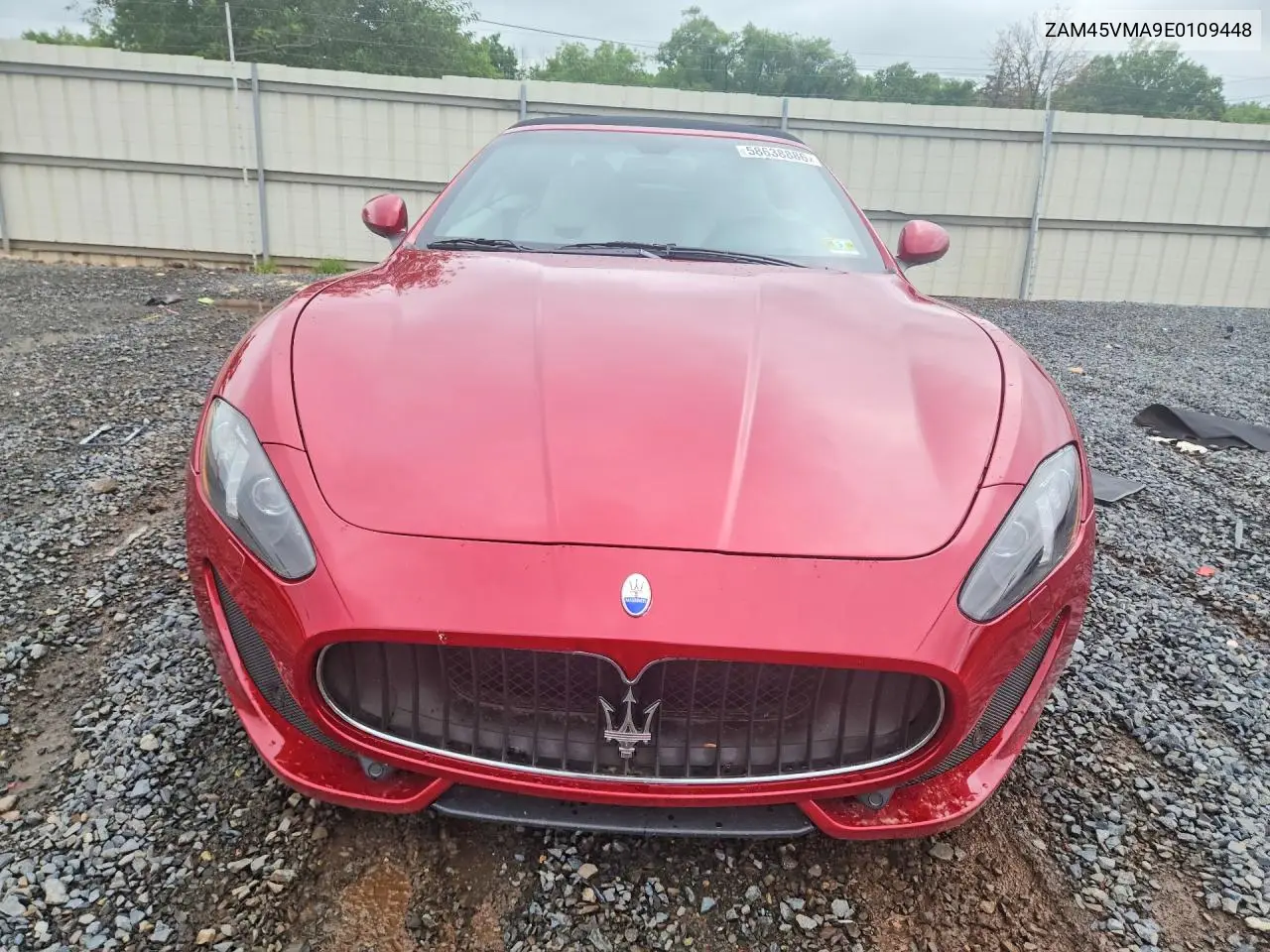 2014 Maserati Granturismo S VIN: ZAM45VMA9E0109448 Lot: 58638886