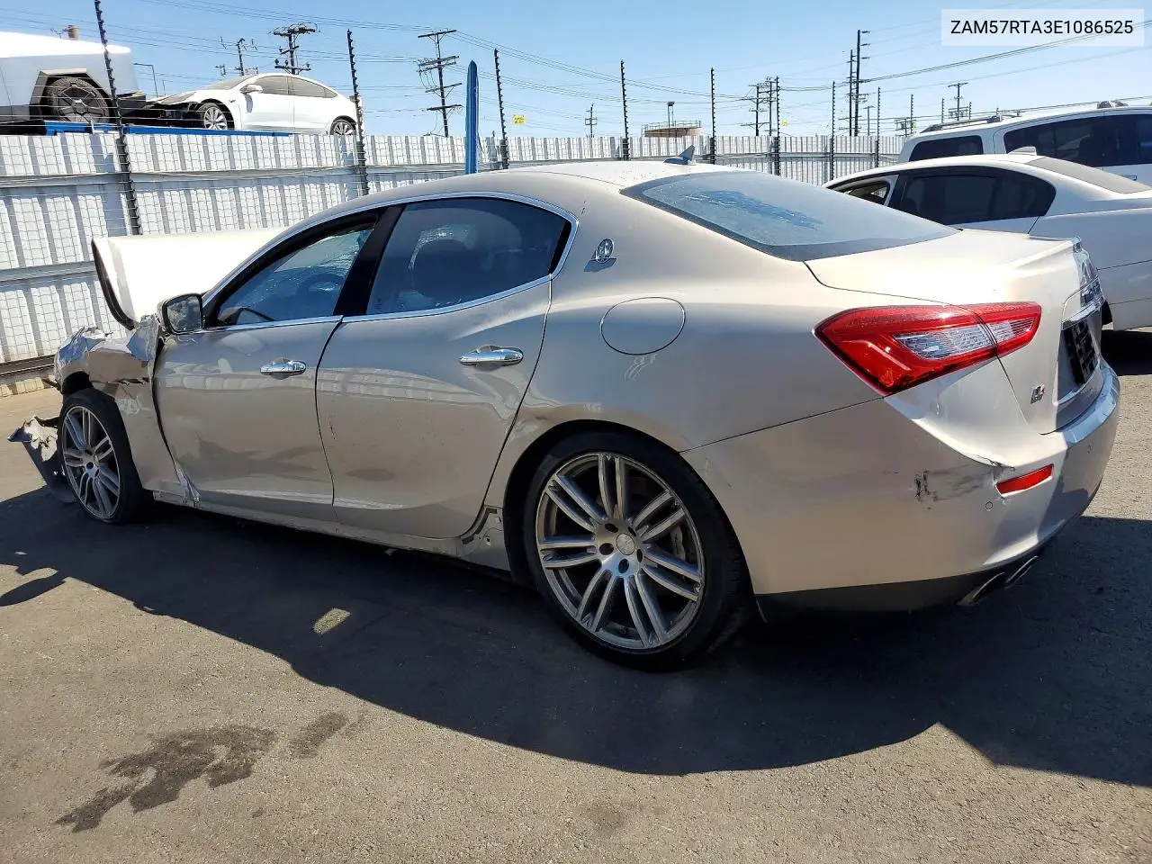 2014 Maserati Ghibli S VIN: ZAM57RTA3E1086525 Lot: 58900606