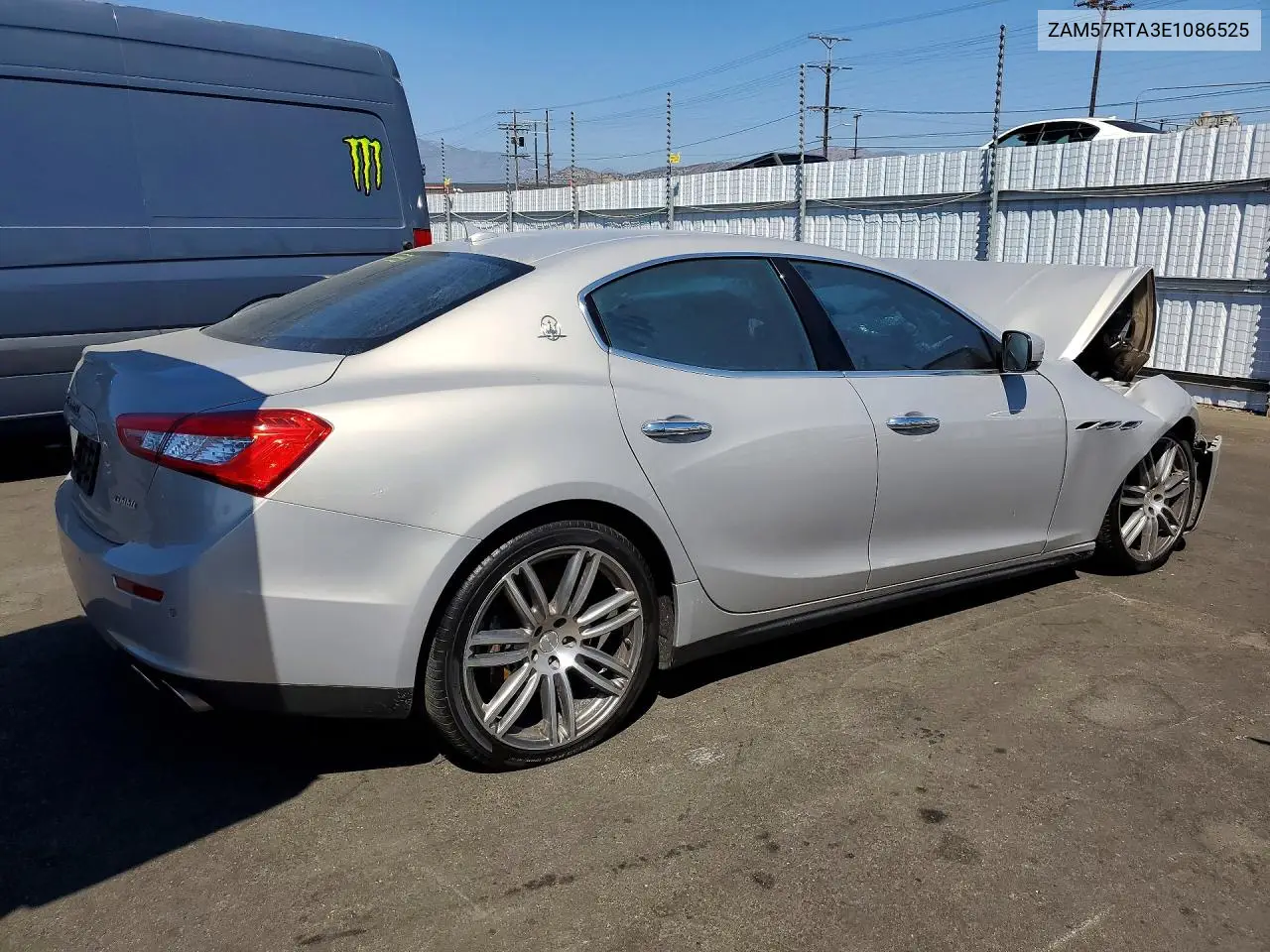 2014 Maserati Ghibli S VIN: ZAM57RTA3E1086525 Lot: 58900606