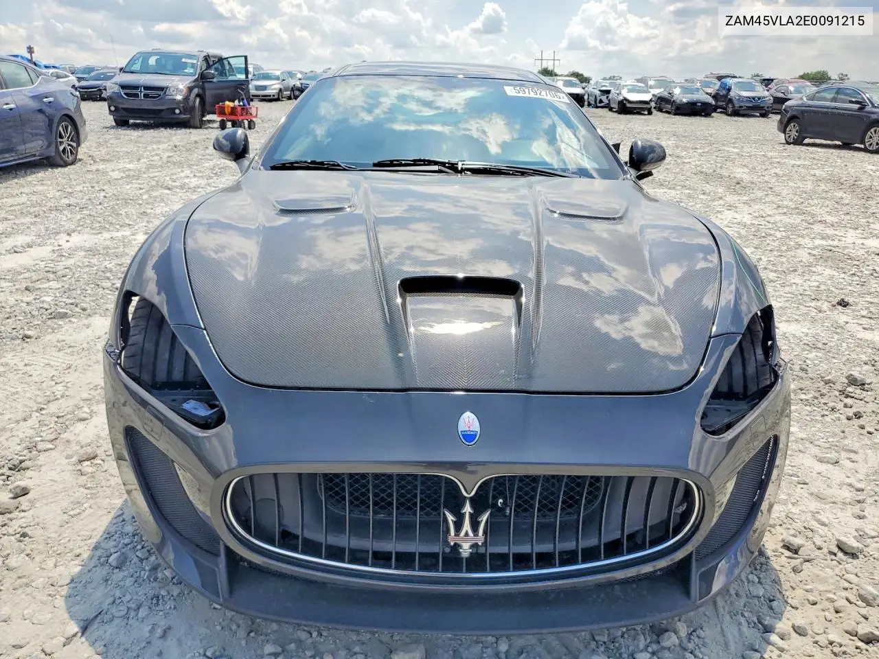 2014 Maserati Grantursmo VIN: ZAM45VLA2E0091215 Lot: 59792706