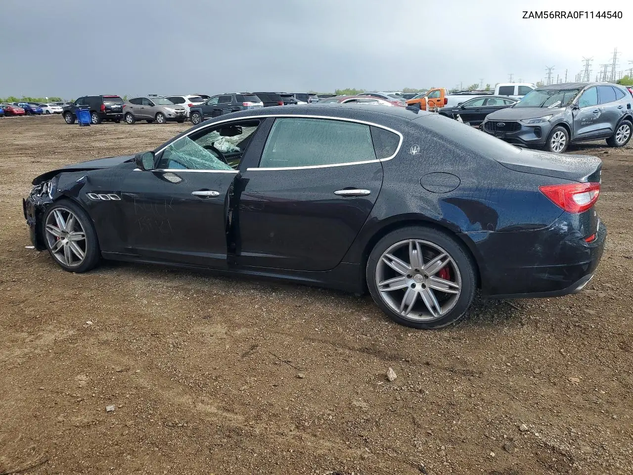 2015 Maserati Quattroporte S VIN: ZAM56RRA0F1144540 Lot: 52985246