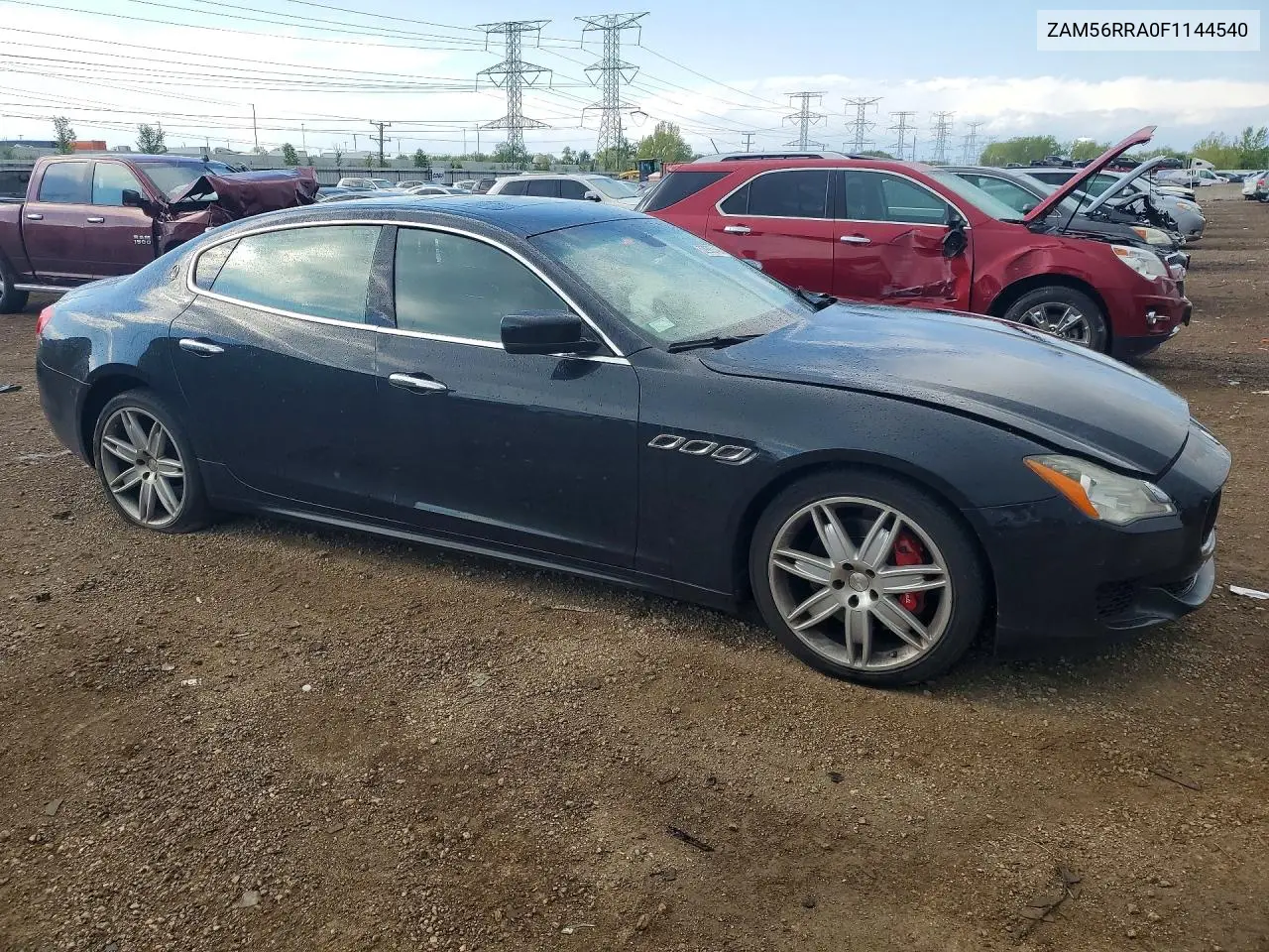 2015 Maserati Quattroporte S VIN: ZAM56RRA0F1144540 Lot: 52985246