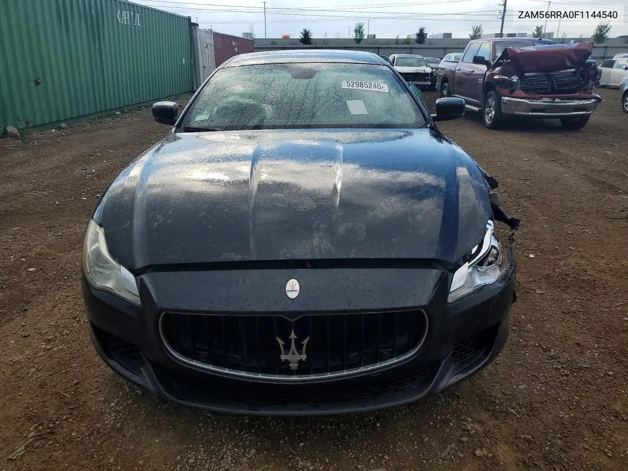 2015 Maserati Quattroporte S VIN: ZAM56RRA0F1144540 Lot: 52985246