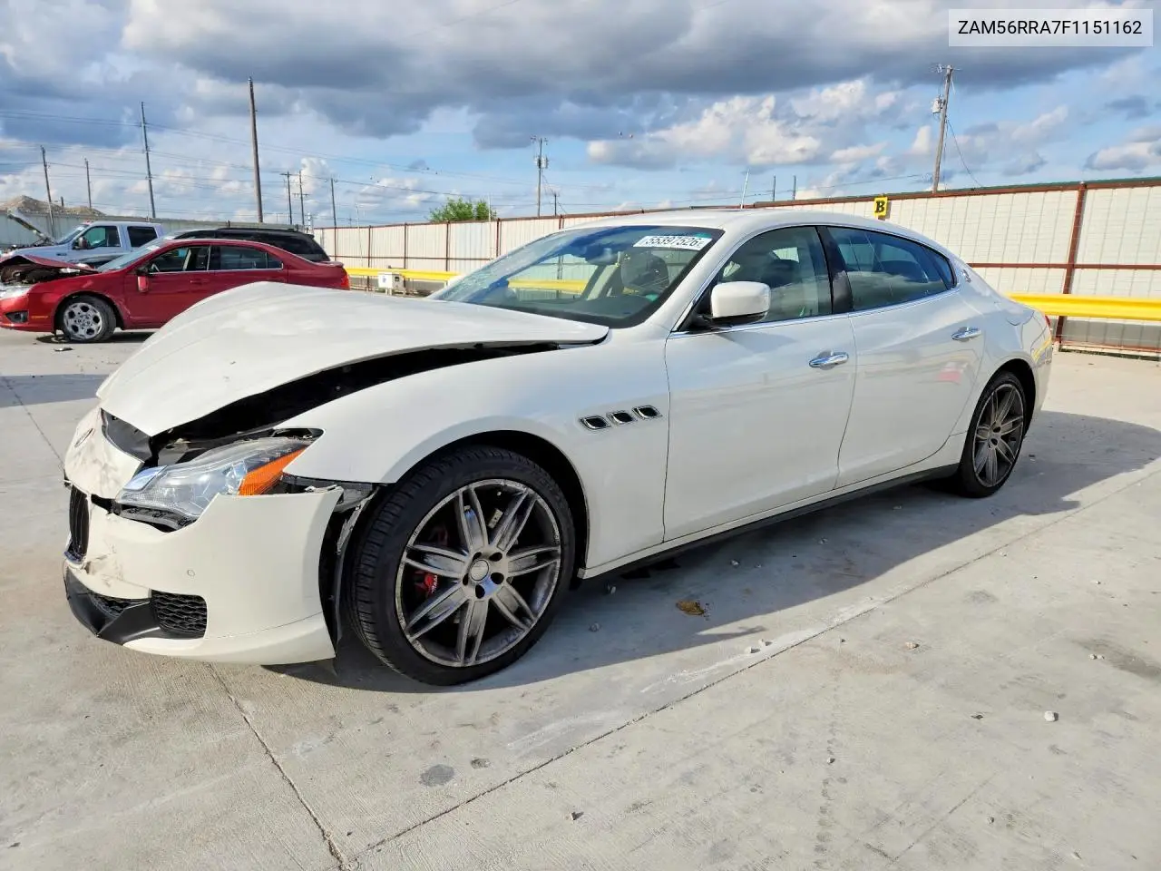 2015 Maserati Quattroporte S VIN: ZAM56RRA7F1151162 Lot: 55397526