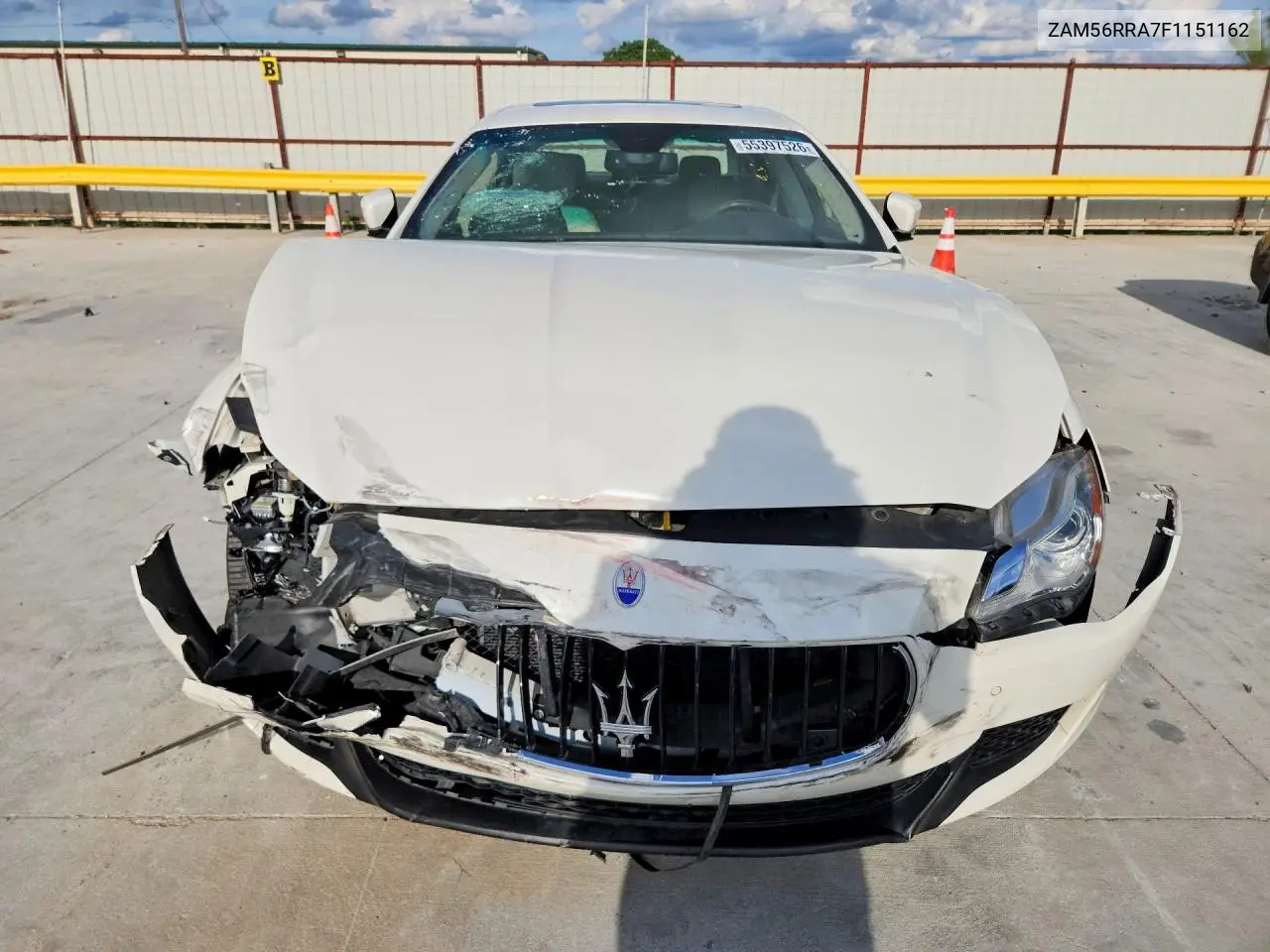 2015 Maserati Quattroporte S VIN: ZAM56RRA7F1151162 Lot: 55397526