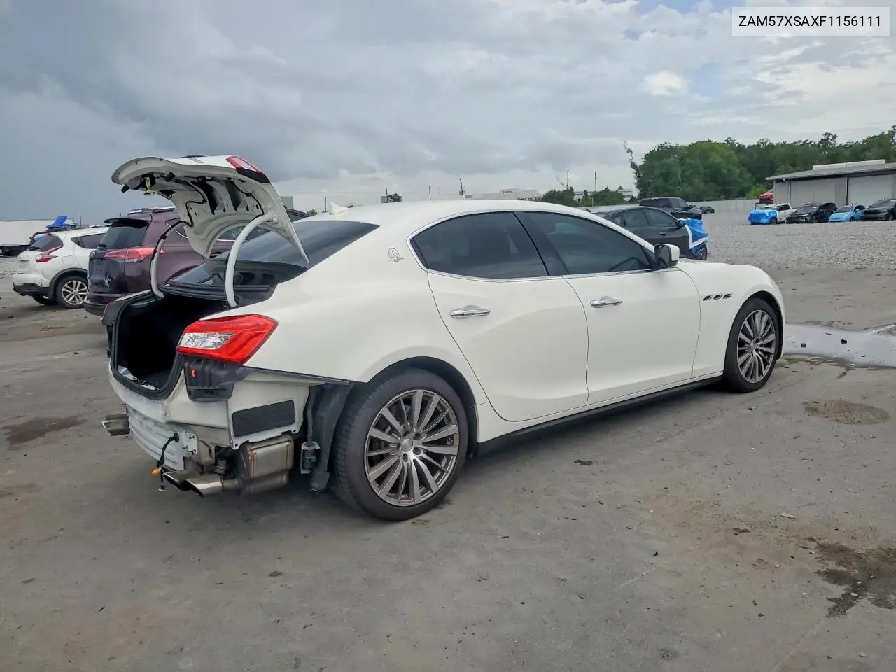 2015 Maserati Ghibli VIN: ZAM57XSAXF1156111 Lot: 55413736