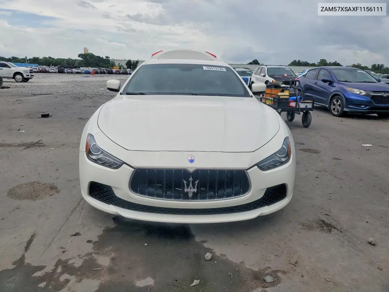 2015 Maserati Ghibli VIN: ZAM57XSAXF1156111 Lot: 55413736