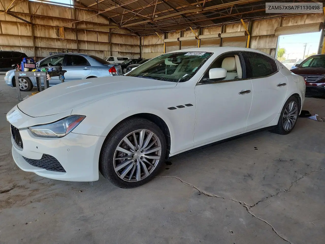 2015 Maserati Ghibli VIN: ZAM57XSA7F1130498 Lot: 55414536