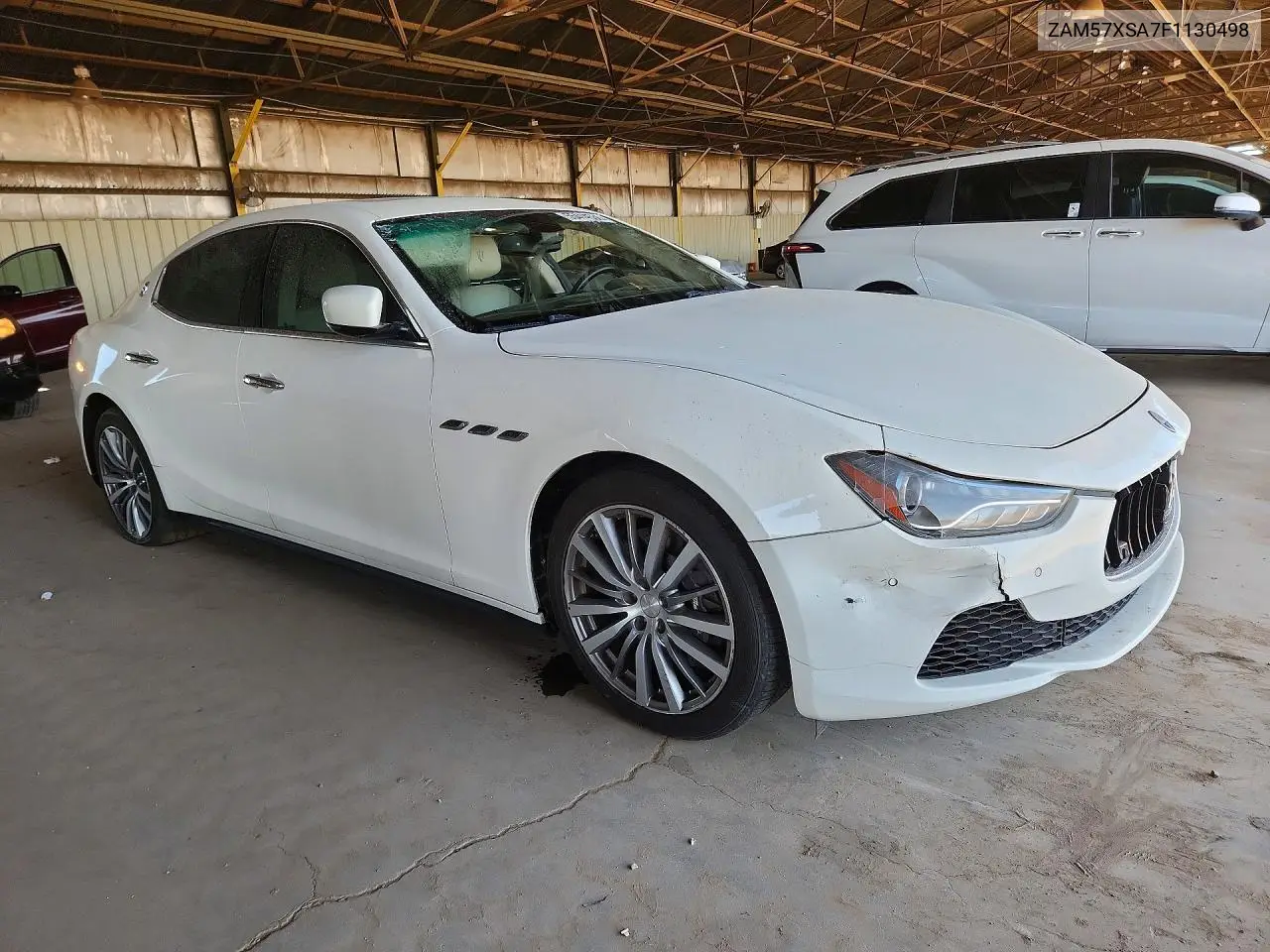 2015 Maserati Ghibli VIN: ZAM57XSA7F1130498 Lot: 55414536