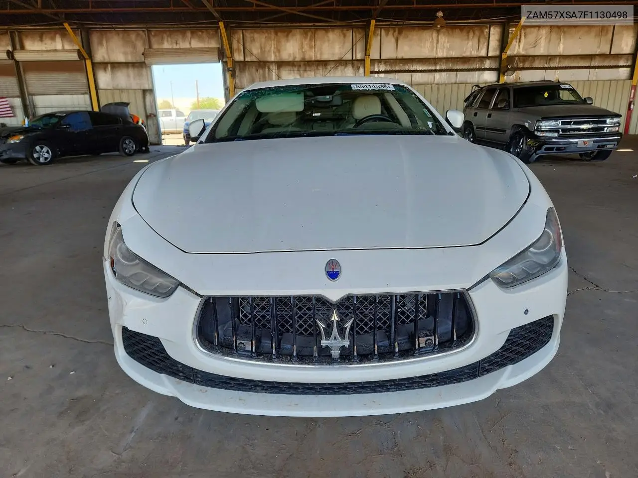 2015 Maserati Ghibli VIN: ZAM57XSA7F1130498 Lot: 55414536