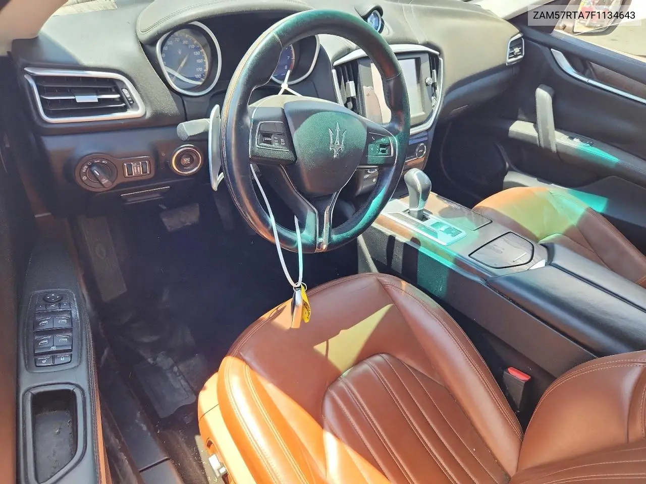 2015 Maserati Ghibli S VIN: ZAM57RTA7F1134643 Lot: 55453546