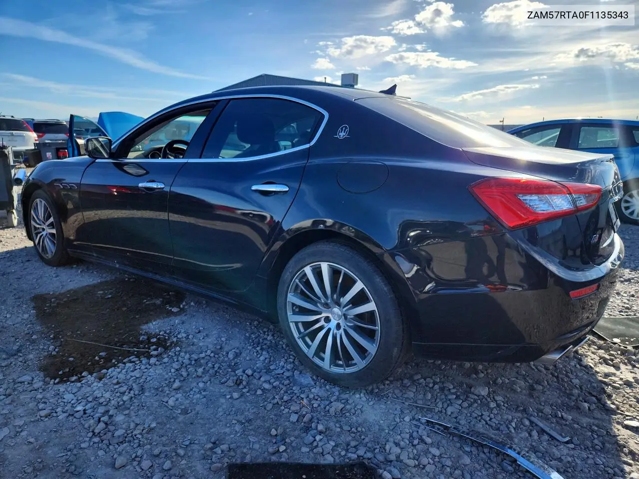 2015 Maserati Ghibli S VIN: ZAM57RTA0F1135343 Lot: 55755016